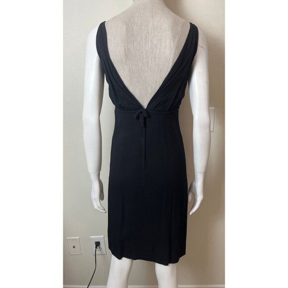VINTAGE 40'S EDDIE MASTERS LBD LITTLE BLACK DRESS 2 - Picture 3 of 6